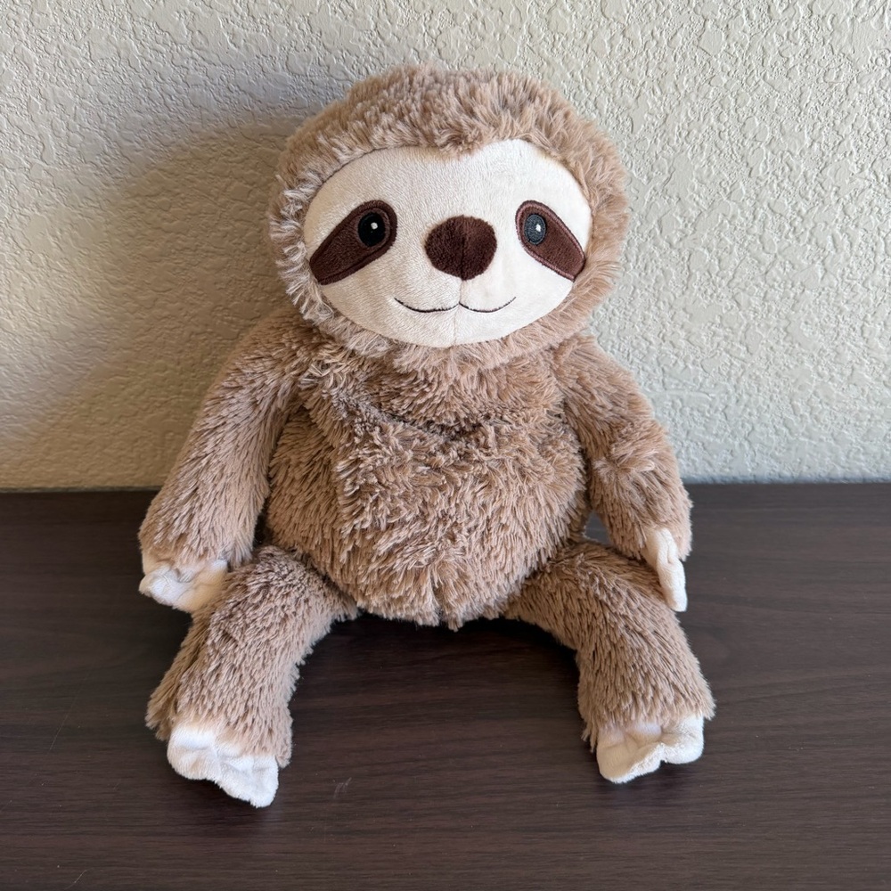 Warmies Sloth Microwavable Scented Plush Brown Weighted‎ Stuffed Animal